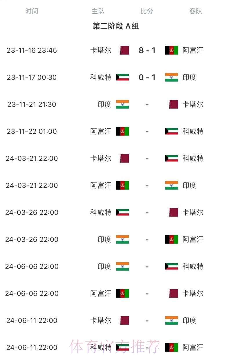 2026世界杯赛程今日实时赛程官网入口